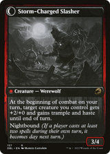 Magic: The Gathering - Reckless Stormseeker // Storm-Charged Slasher Foil - Innistrad: Double Feature