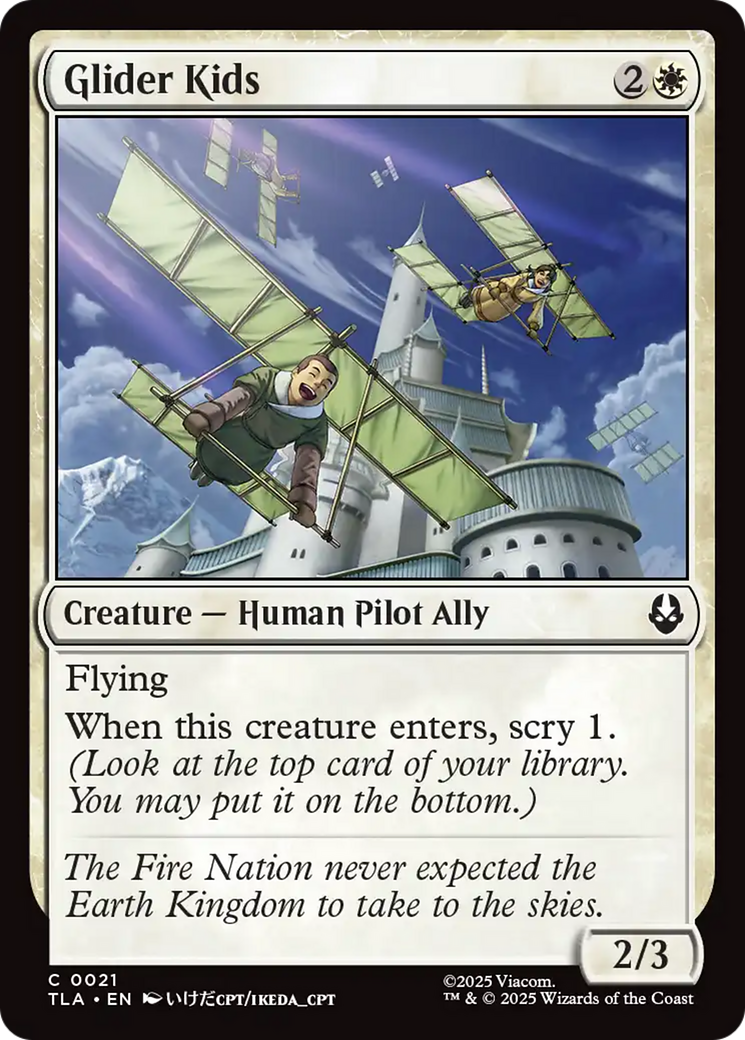 Magic: The Gathering - Glider Kids Foil - Avatar: The Last Airbender