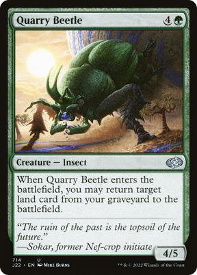Magic: The Gathering - Quarry Beetle - Jumpstart 2022