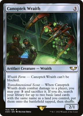 Magic: The Gathering - Canoptek Wraith - Warhammer 40000 Commander