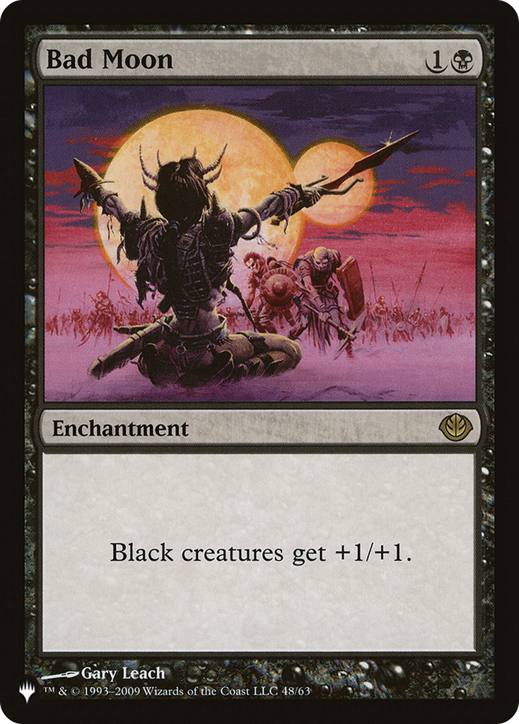 Magic: The Gathering - Bad Moon - The List