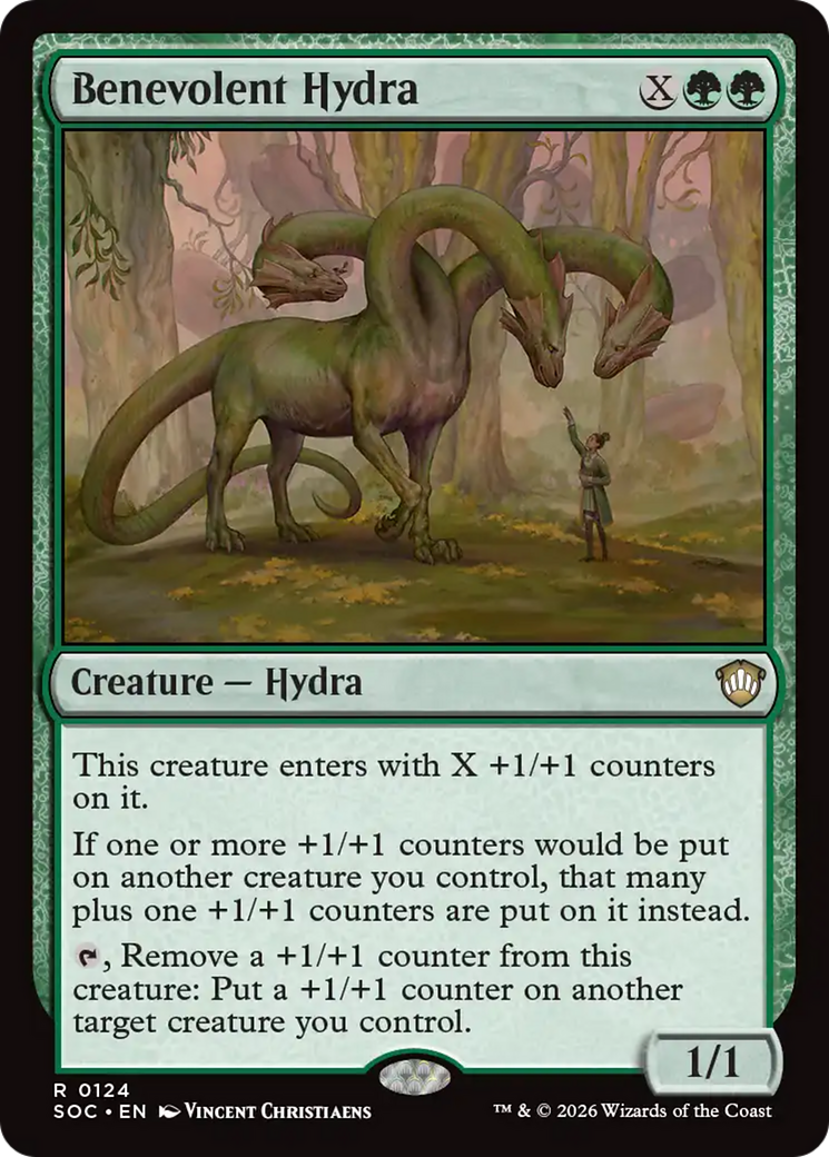 Magic: The Gathering - Benevolent Hydra - Secrets of Strixhaven Commander