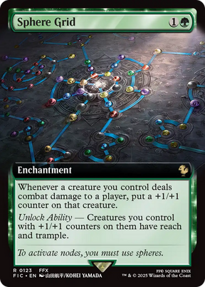 Magic: The Gathering - Sphere Grid Foil - Final Fantasy Commander