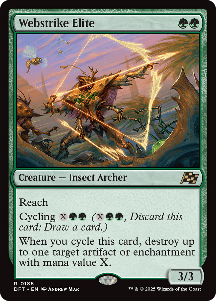 Magic: The Gathering - Webstrike Elite Foil - Aetherdrift