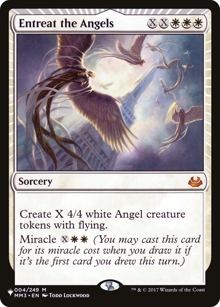 Magic: The Gathering - Entreat the Angels - The List