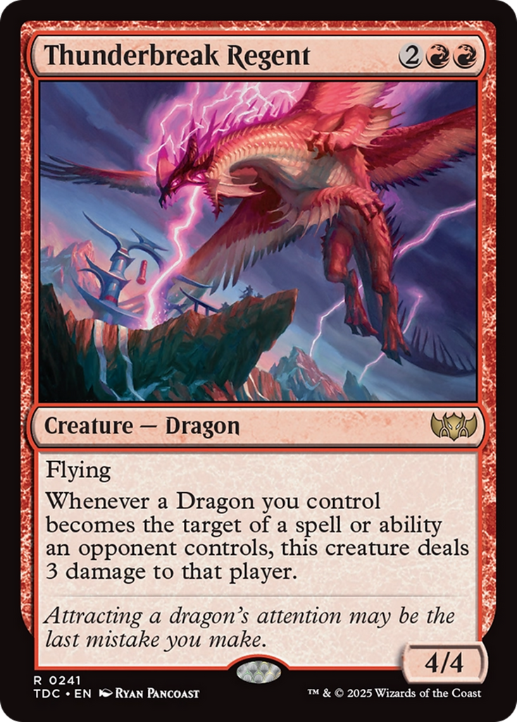 Magic: The Gathering - Thunderbreak Regent - Tarkir: Dragonstorm Commander