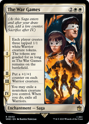 Magic: The Gathering - The War Games Foil - Doctor Who