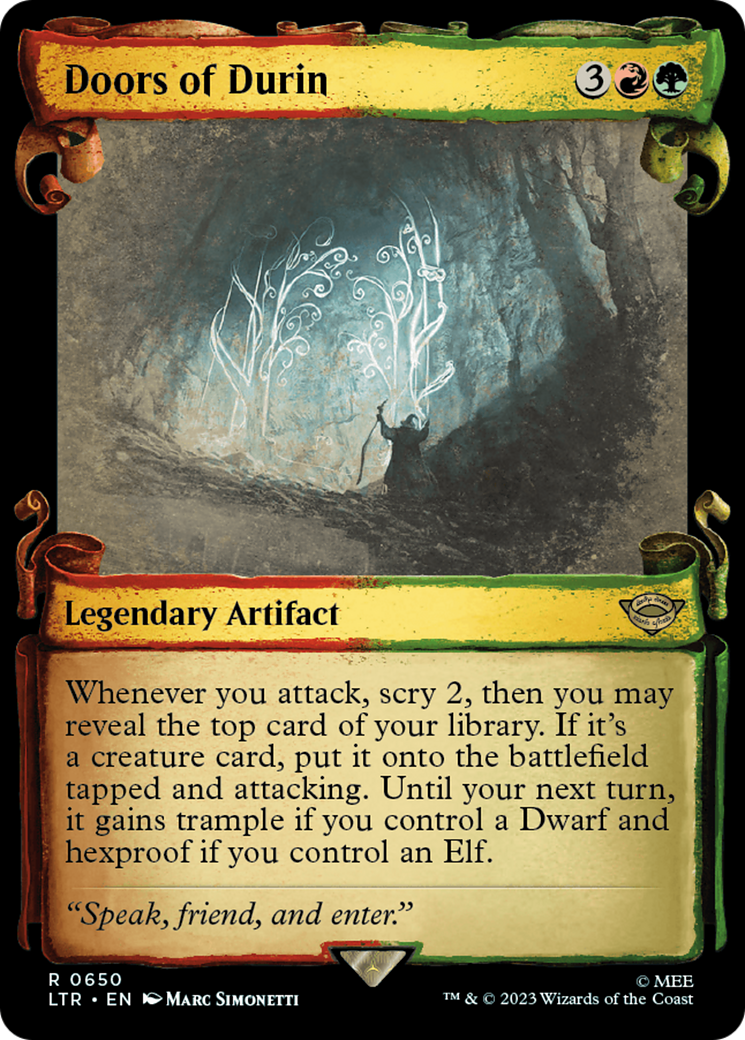Magic: The Gathering - Doors of Durin Foil - The Lord of the Rings: Tales of Middle-earth
