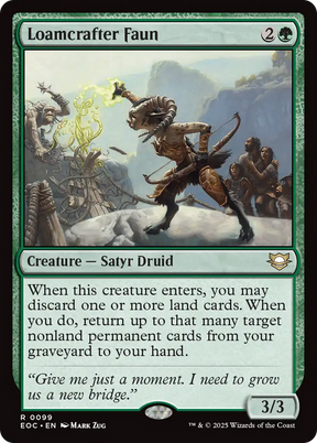 Magic: The Gathering - Loamcrafter Faun - Edge of Eternities Commander