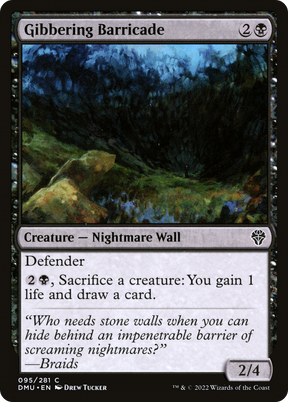 Magic: The Gathering - Gibbering Barricade - Dominaria United