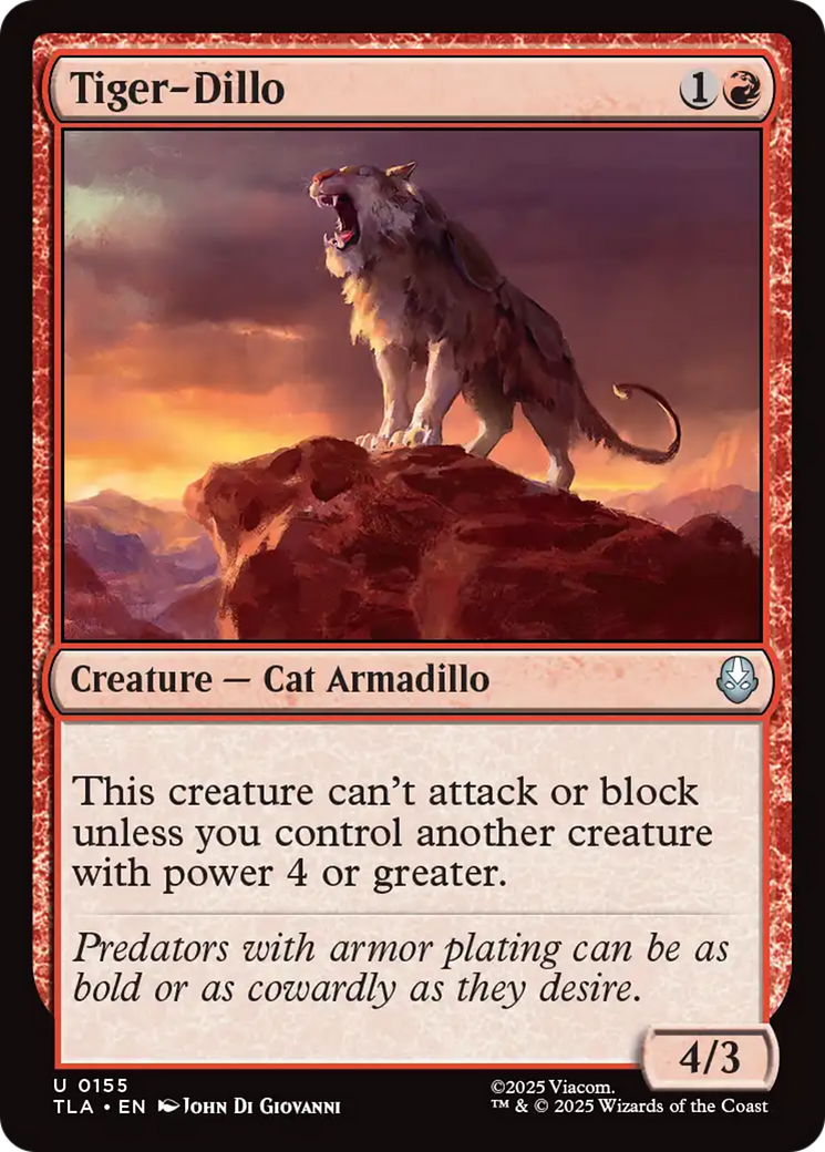 Magic: The Gathering - Tiger-Dillo - Avatar: The Last Airbender