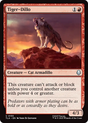 Magic: The Gathering - Tiger-Dillo - Avatar: The Last Airbender