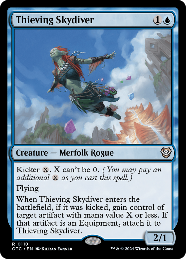 Magic: The Gathering - Thieving Skydiver - Outlaws of Thunder Junction Commander