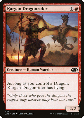 Magic: The Gathering - Kargan Dragonrider - Jumpstart 2022