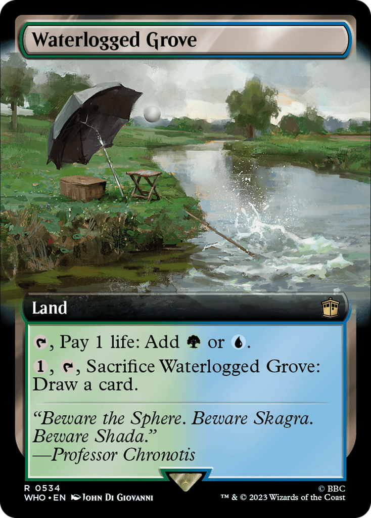 Magic: The Gathering - Waterlogged Grove Foil - Doctor Who