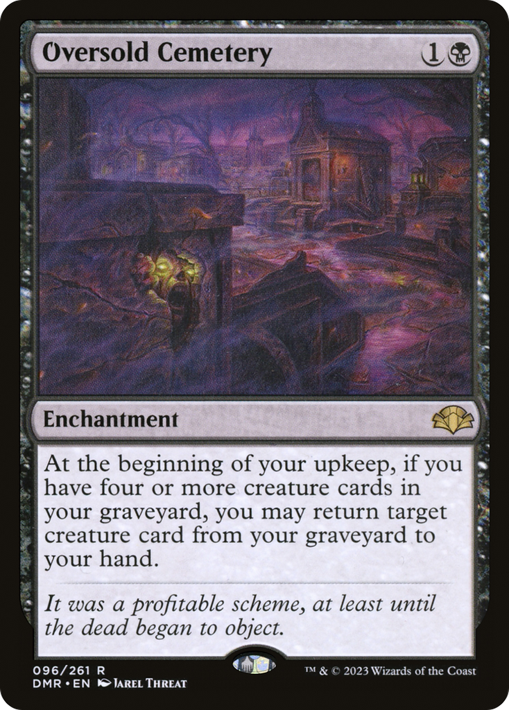 Magic: The Gathering - Oversold Cemetery Foil - Dominaria Remastered