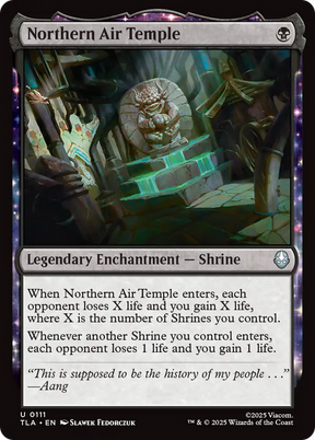 Magic: The Gathering - Northern Air Temple Foil - Avatar: The Last Airbender