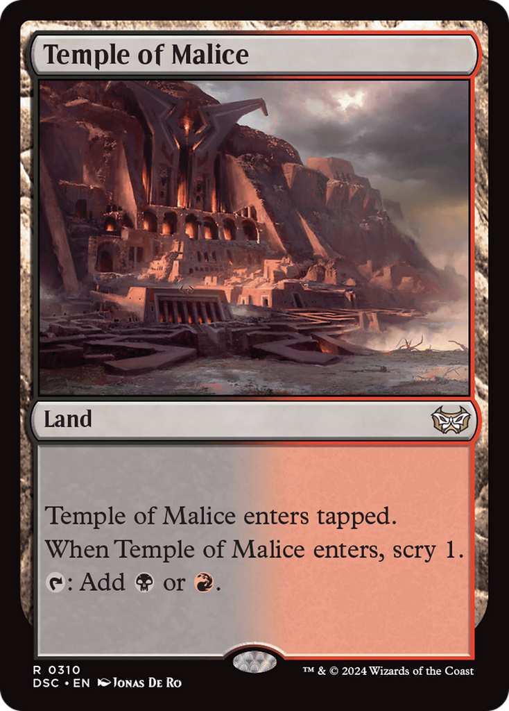 Magic: The Gathering - Temple of Malice - Duskmourn: House of Horror Commander