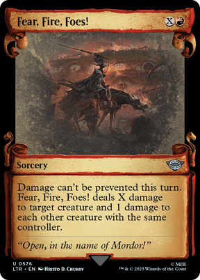 Magic: The Gathering - Fear, Fire, Foes! Foil - The Lord of the Rings: Tales of Middle-earth