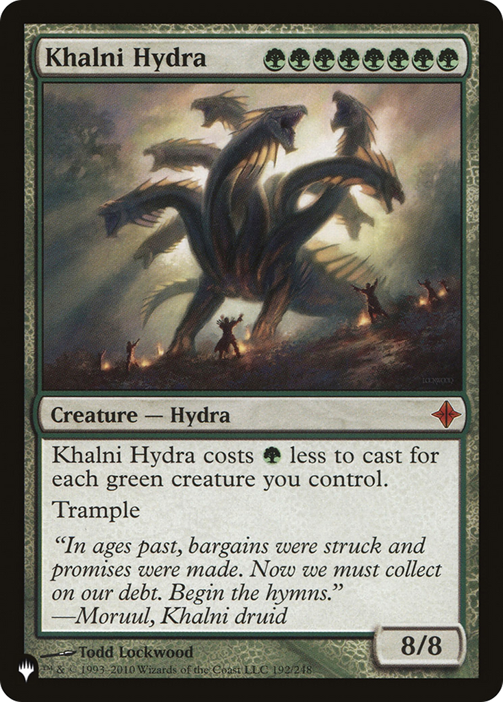 Magic: The Gathering - Khalni Hydra - The List