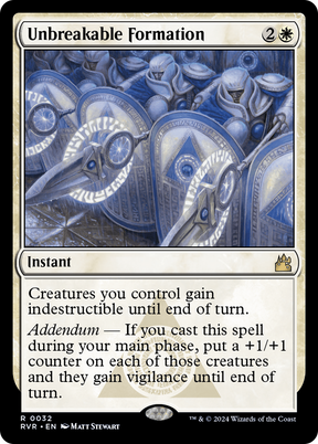 Magic: The Gathering - Unbreakable Formation Foil - Ravnica Remastered
