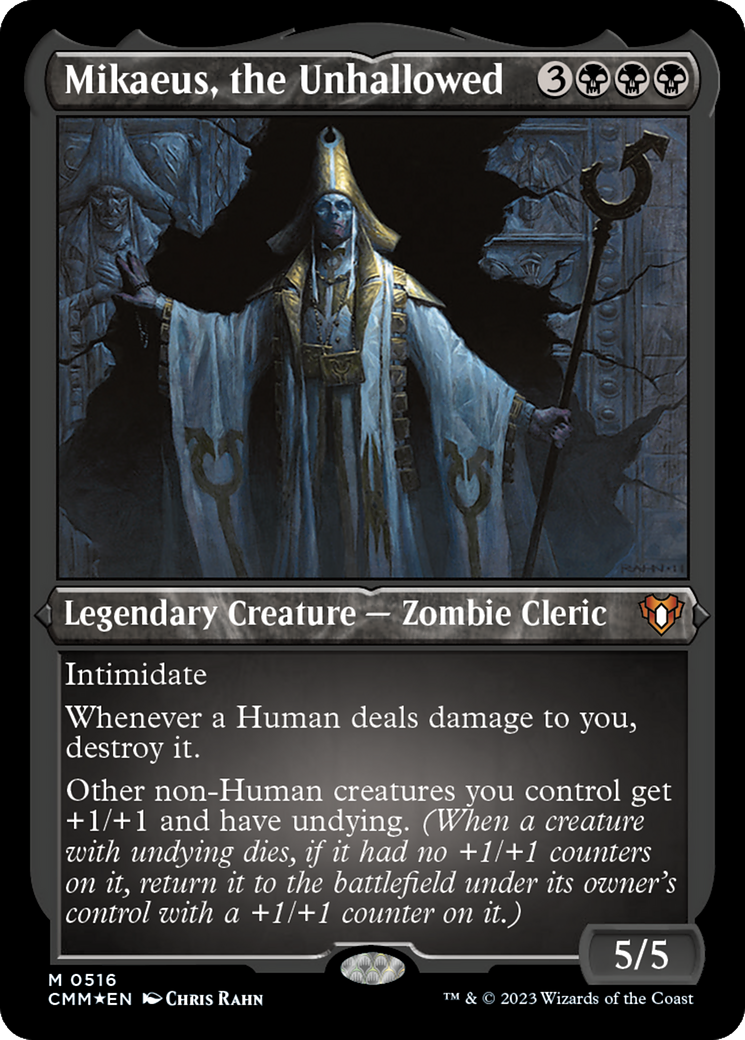 Magic: The Gathering - Mikaeus, the Unhallowed Foil - Commander Masters