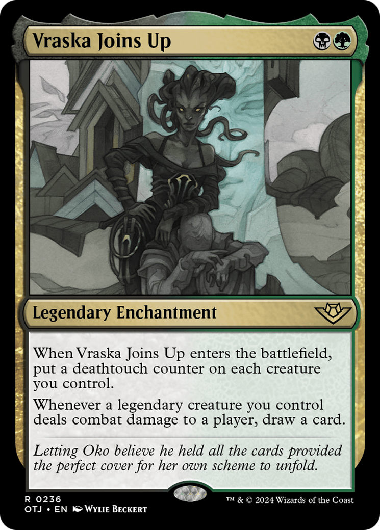 Magic: The Gathering - Vraska Joins Up Foil - Outlaws of Thunder Junction