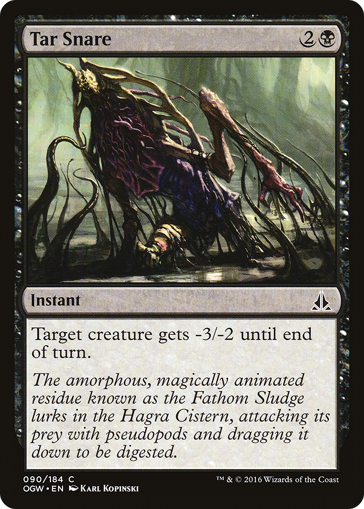 Magic: The Gathering - Tar Snare Foil - Oath of the Gatewatch