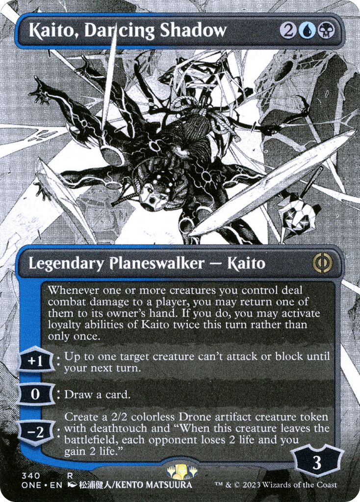 Magic: The Gathering - Kaito, Dancing Shadow Foil - Phyrexia: All Will Be One