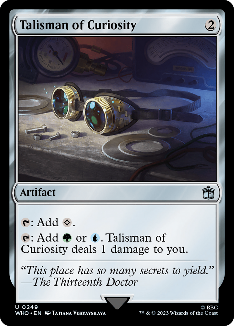 Magic: The Gathering - Talisman of Curiosity Foil - Doctor Who