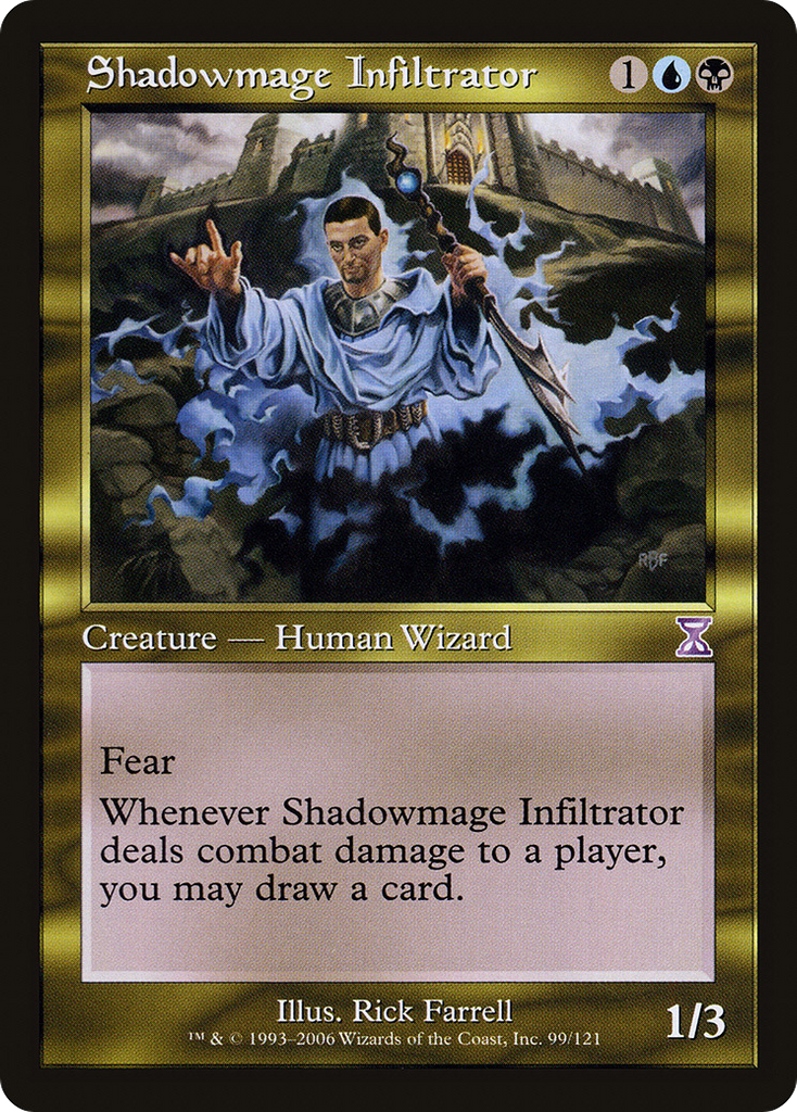 Magic: The Gathering - Shadowmage Infiltrator - Time Spiral Timeshifted