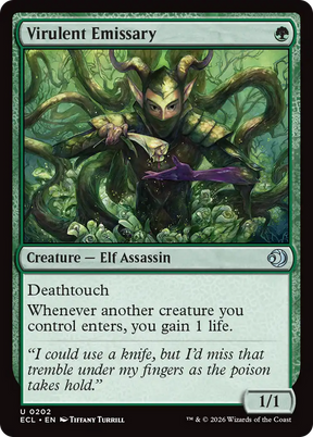 Magic: The Gathering - Virulent Emissary Foil - Lorwyn Eclipsed