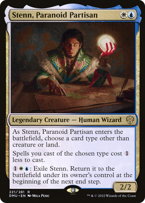 Magic: The Gathering - Stenn, Paranoid Partisan - Dominaria United