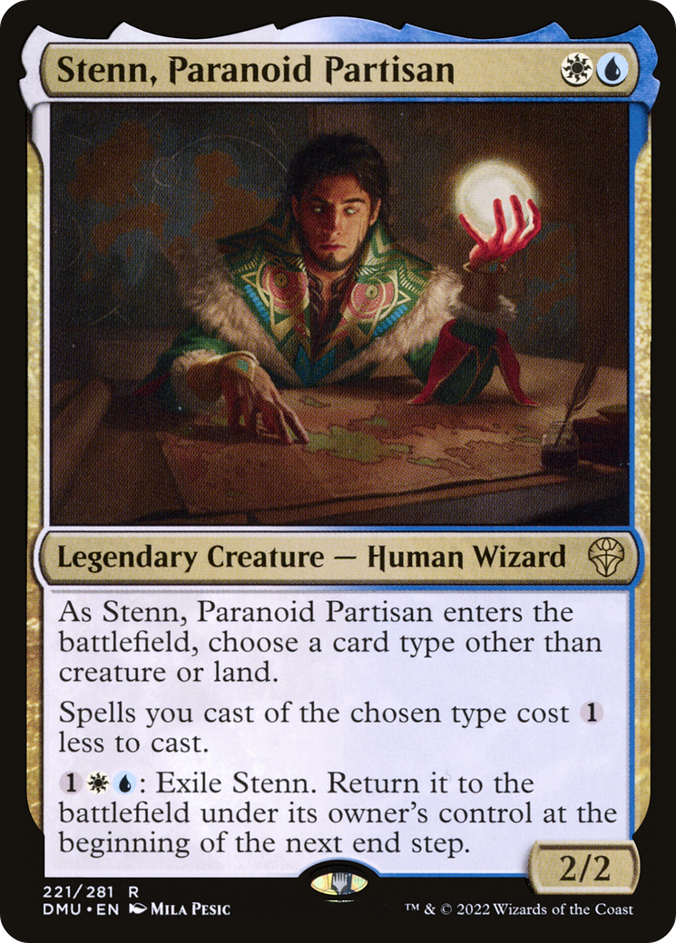Magic: The Gathering - Stenn, Paranoid Partisan Foil - Dominaria United