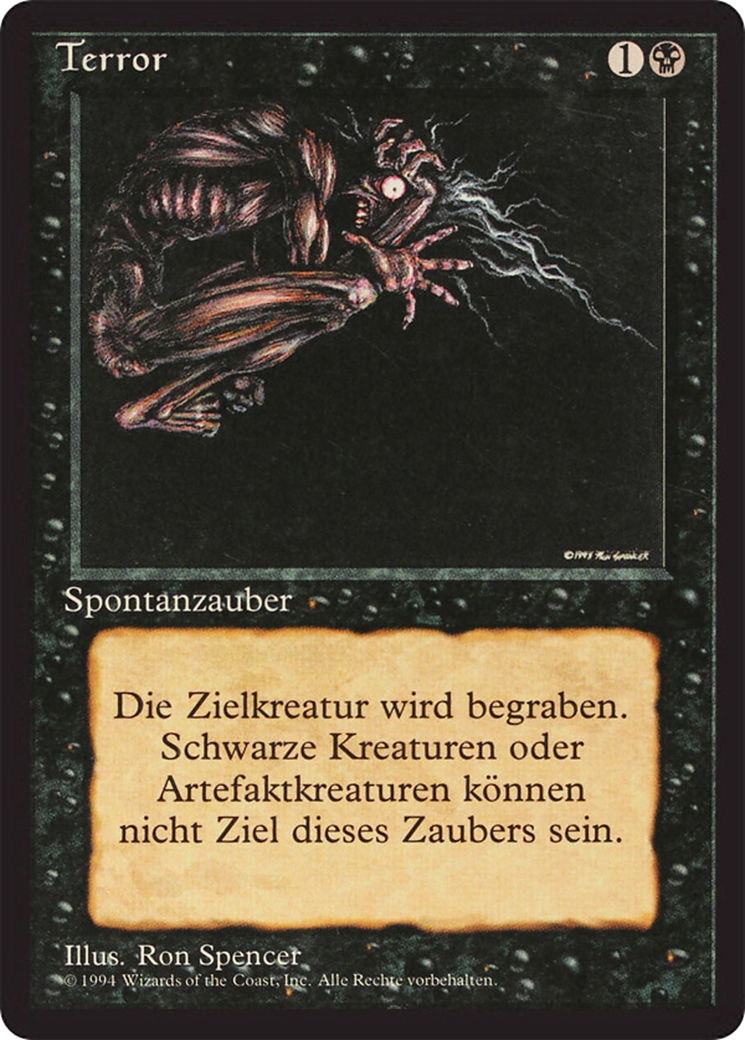 Magic: The Gathering - Terror - Foreign Black Border