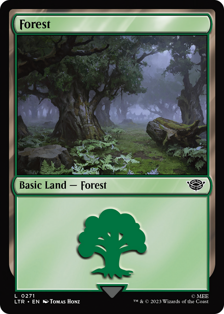 Magic: The Gathering - Forest #271 Foil - The Lord of the Rings: Tales of Middle-earth