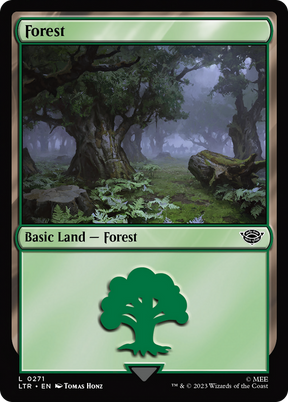 Magic: The Gathering - Forest #271 Foil - The Lord of the Rings: Tales of Middle-earth