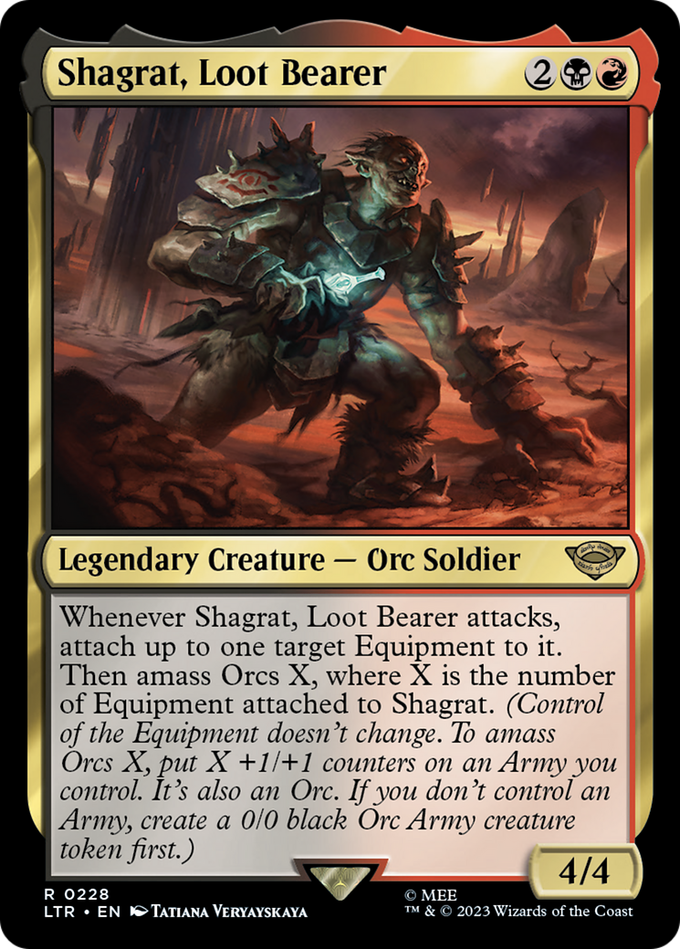 Magic: The Gathering - Shagrat, Loot Bearer - The Lord of the Rings: Tales of Middle-earth