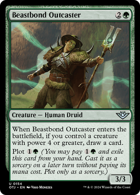 Magic: The Gathering - Beastbond Outcaster Foil - Outlaws of Thunder Junction