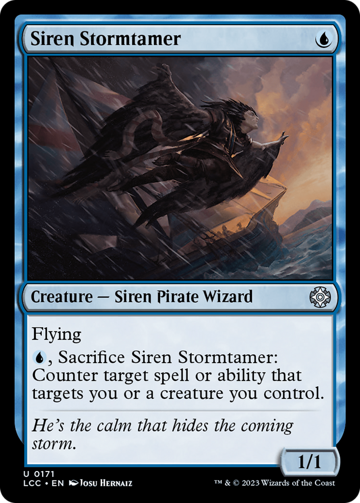 Magic: The Gathering - Siren Stormtamer - The Lost Caverns of Ixalan Commander