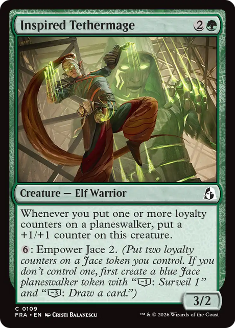 Magic: The Gathering - Inspired Tethermage Foil - Reality Fracture