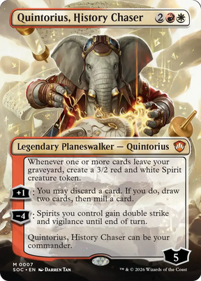 Magic: The Gathering - Quintorius, History Chaser - Secrets of Strixhaven Commander