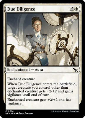 Magic: The Gathering - Due Diligence Foil - Murders at Karlov Manor