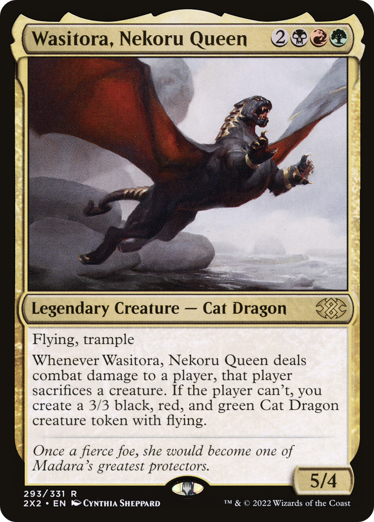 Magic: The Gathering - Wasitora, Nekoru Queen Foil - Double Masters 2022