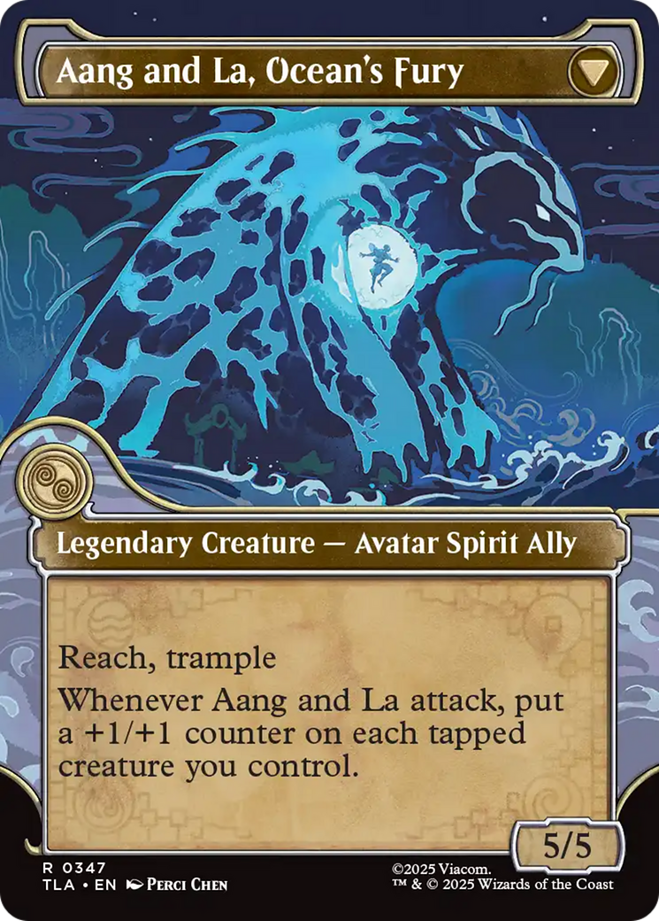 Magic: The Gathering - Aang, Swift Savior // Aang and La, Ocean's Fury - Avatar: The Last Airbender
