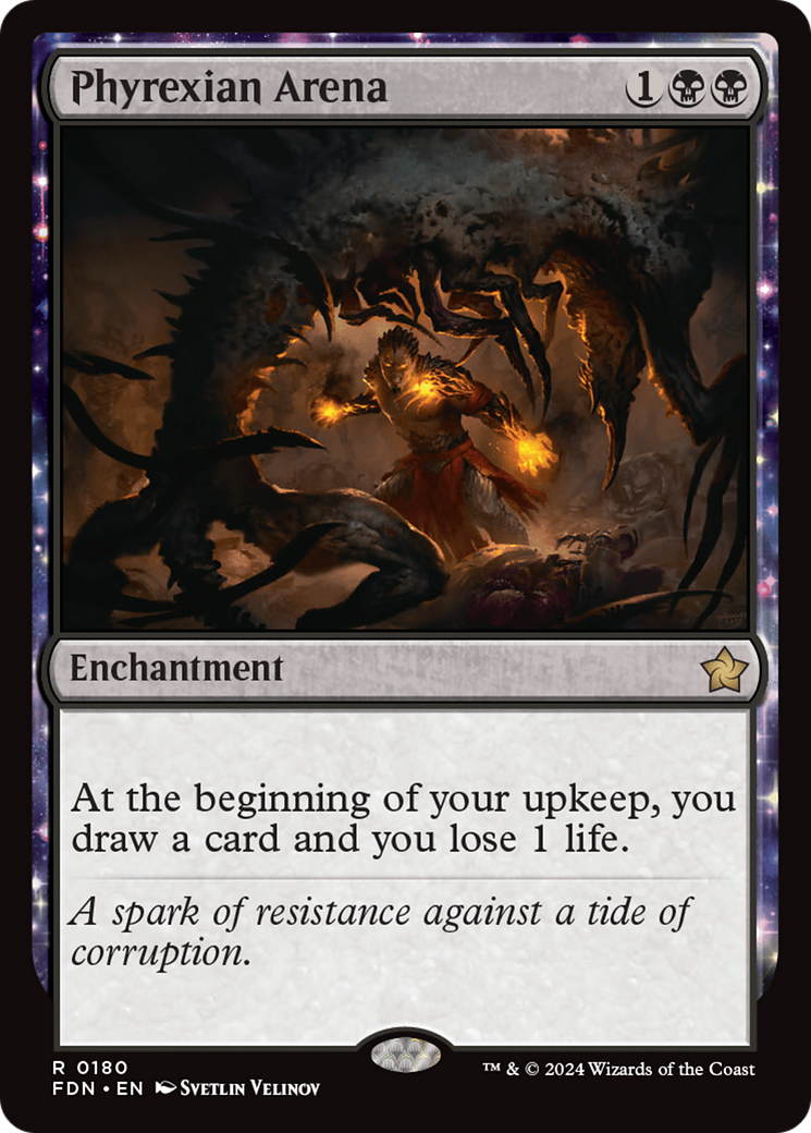 Magic: The Gathering - Phyrexian Arena Foil - Foundations