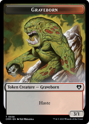 Magic: The Gathering - Graveborn Token - Commander Masters Tokens