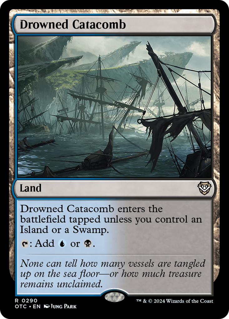 Magic: The Gathering - Drowned Catacomb - Outlaws of Thunder Junction Commander