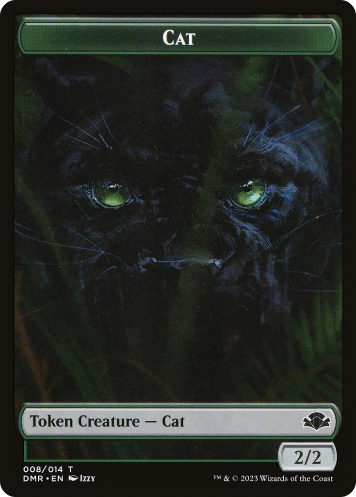 Magic: The Gathering - Cat Token Foil - Dominaria Remastered Tokens