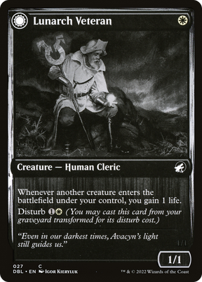 Magic: The Gathering - Lunarch Veteran // Luminous Phantom - Innistrad: Double Feature